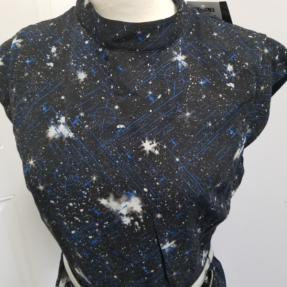 Star Wars Tie Fighter Galaxy Dress Sz.M - Picture 4 of 5